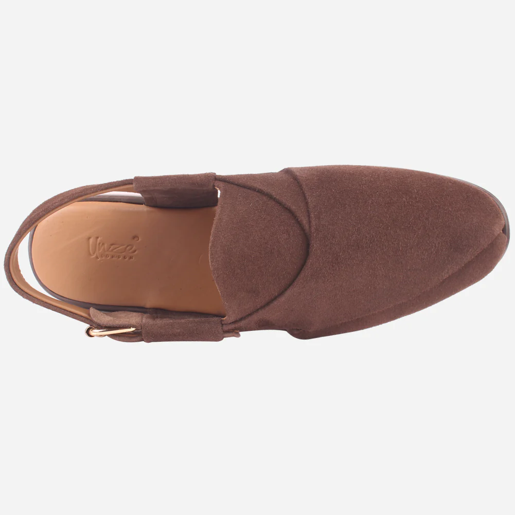Men "JAVIX" Leather Handcrafted Peshawari Sandals - Image 4