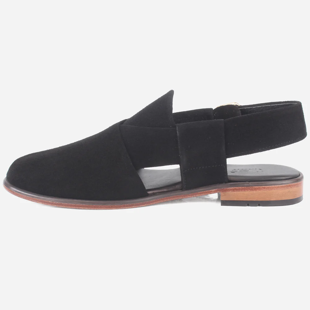 Men "JAVIX" Leather Handcrafted Peshawari Sandals - Image 3