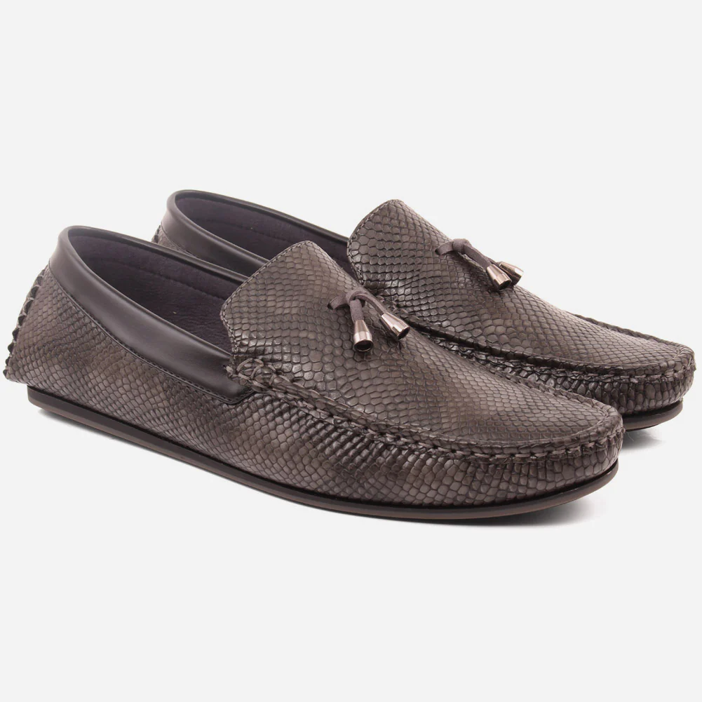 Men "JAY" Slip On Moccasins - Image 2