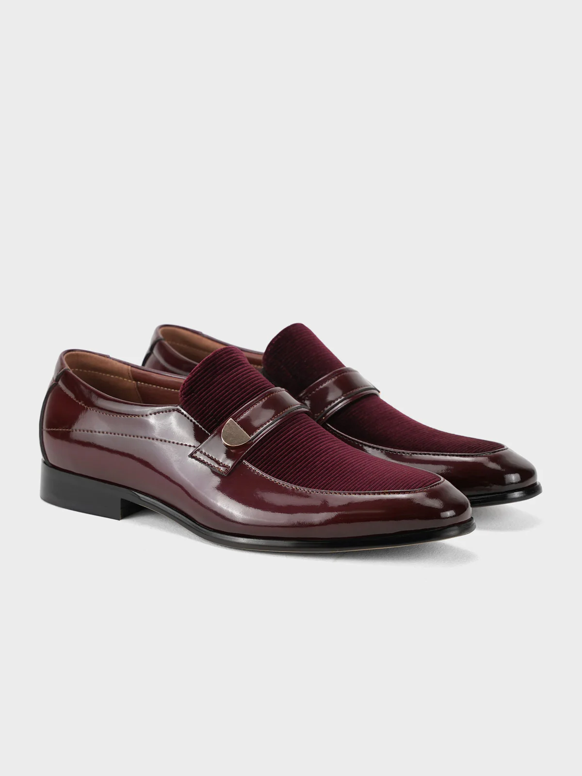 Men "ADELINA" Classic Leather Formal Shoes - Image 4