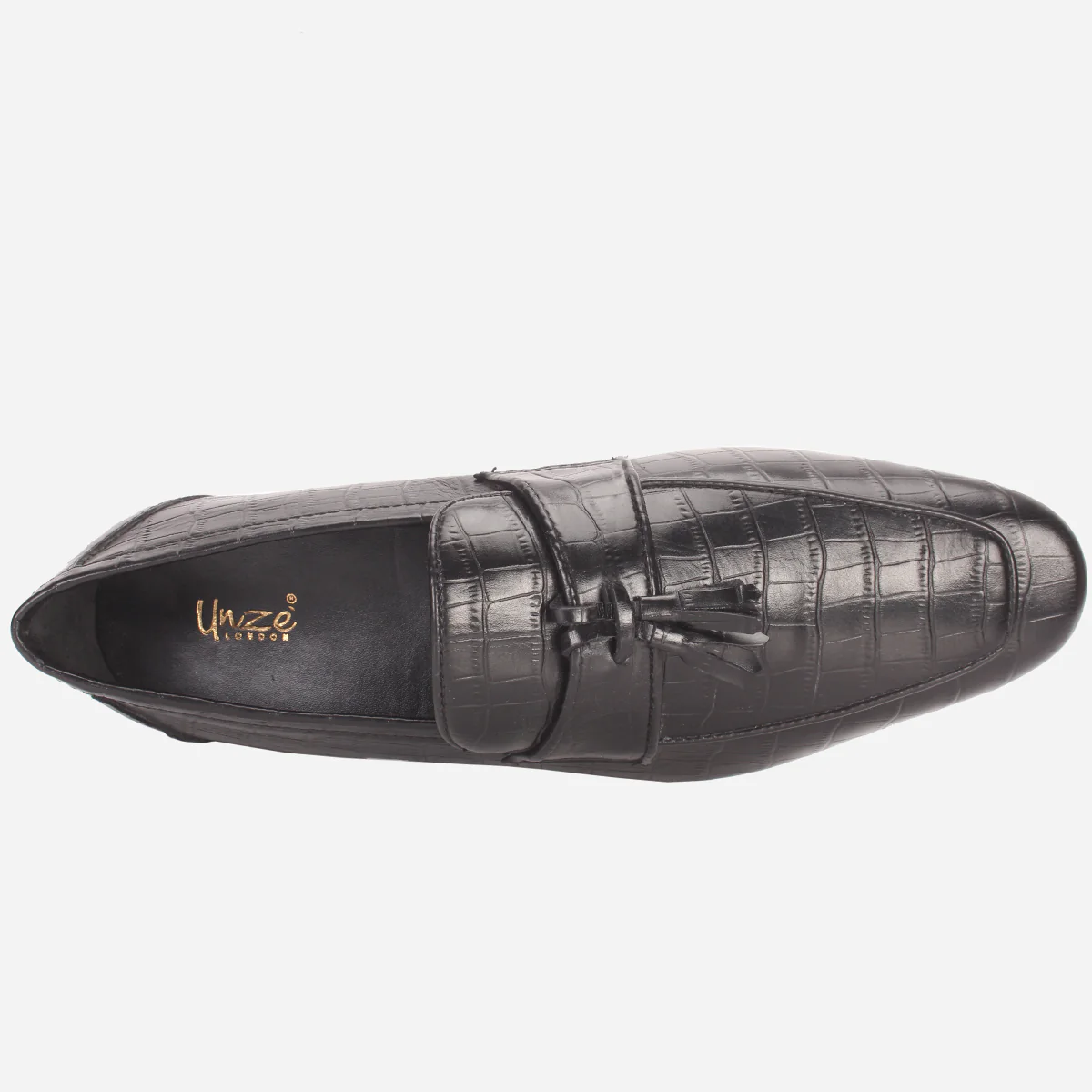Men "KEITH" Leather Formal Dress Slip-On Shoes - Image 4