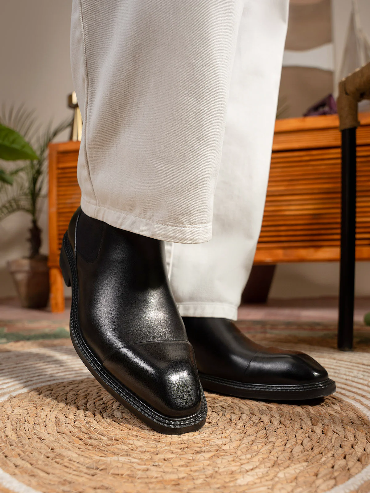 Men "MICHAEL" Versatile Leather Boots - Image 3