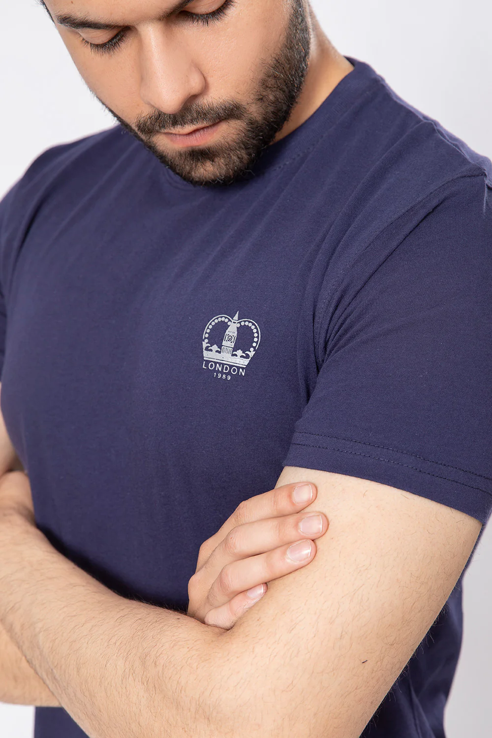 Men’s "Fred" Crewneck T-Shirt in Cotton - Image 3