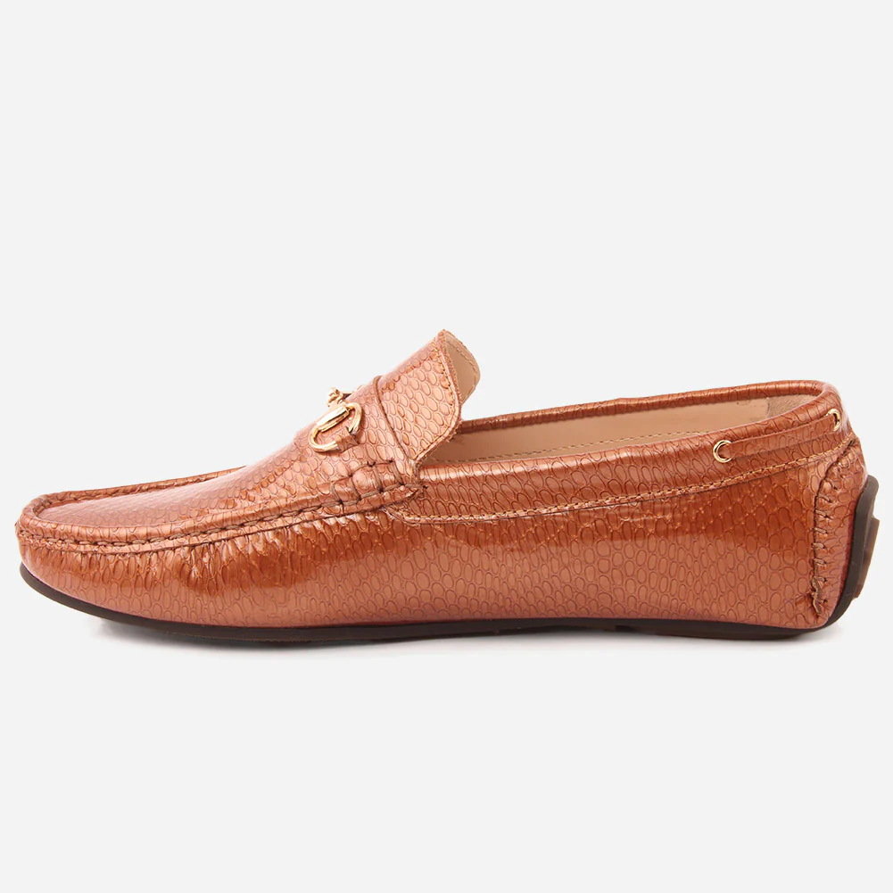 Mens "KANDID"Leather Loafers Slip Ons Moccasins - Image 3
