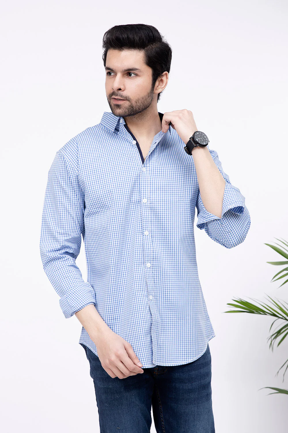 Men’s "Joel" Finest Check Casual Shirt