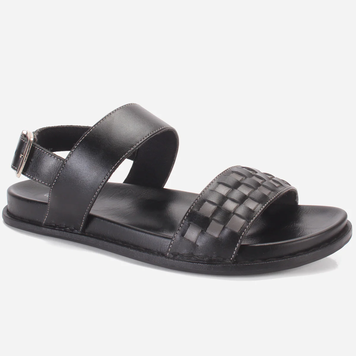 Men "VARGO" Leather Designer Summer Flat Sandals