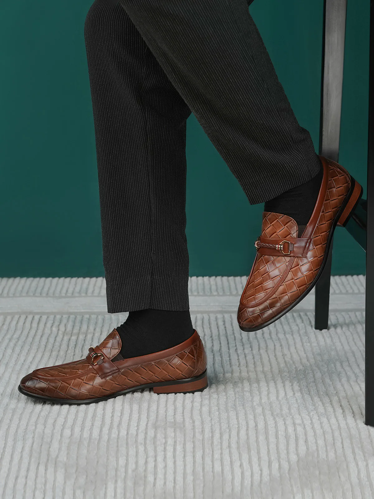 Men "WEIDE" leather Comfort Formal Shoes - Image 3
