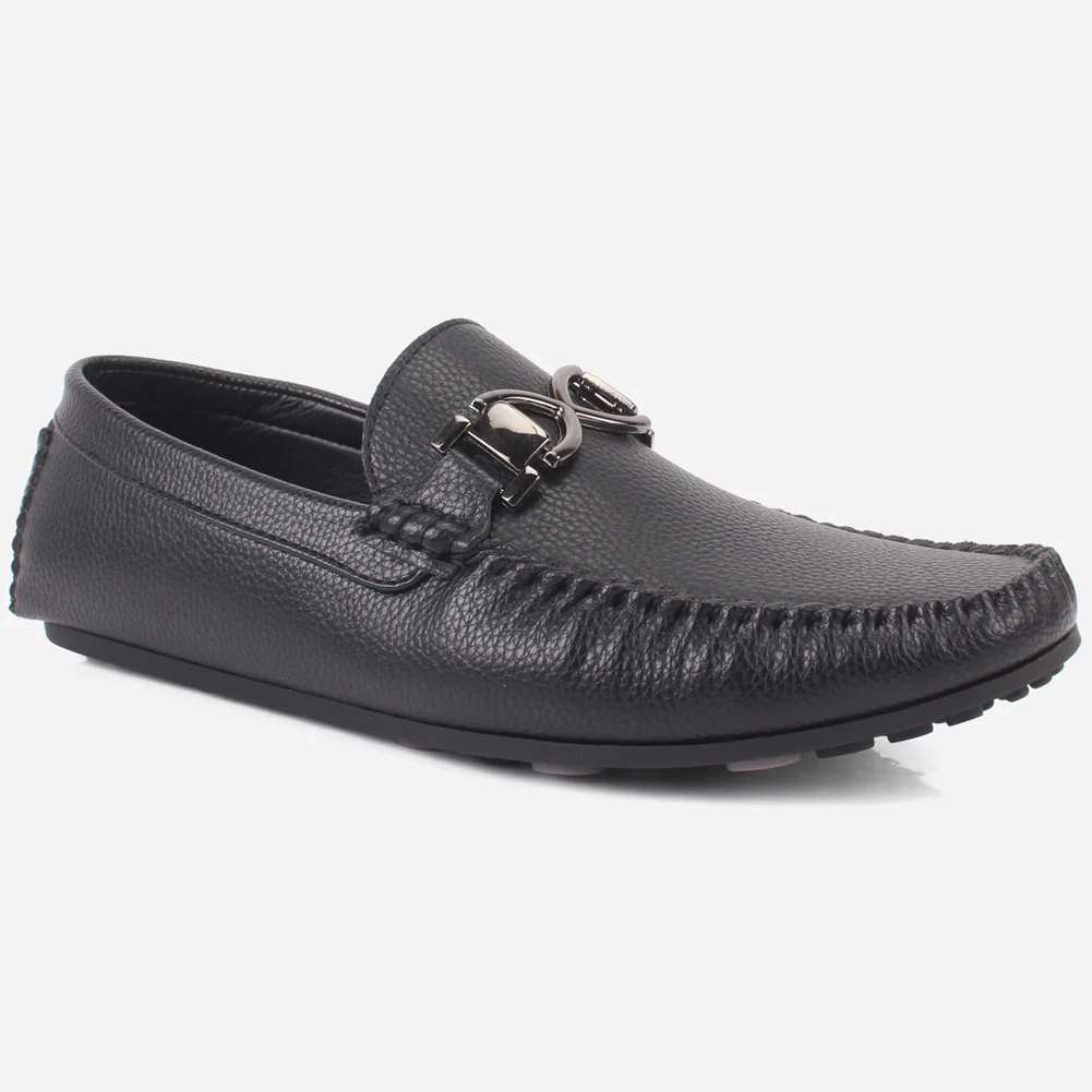 Mens "ADREEN"Backless Slip-ons Suede Moccasins