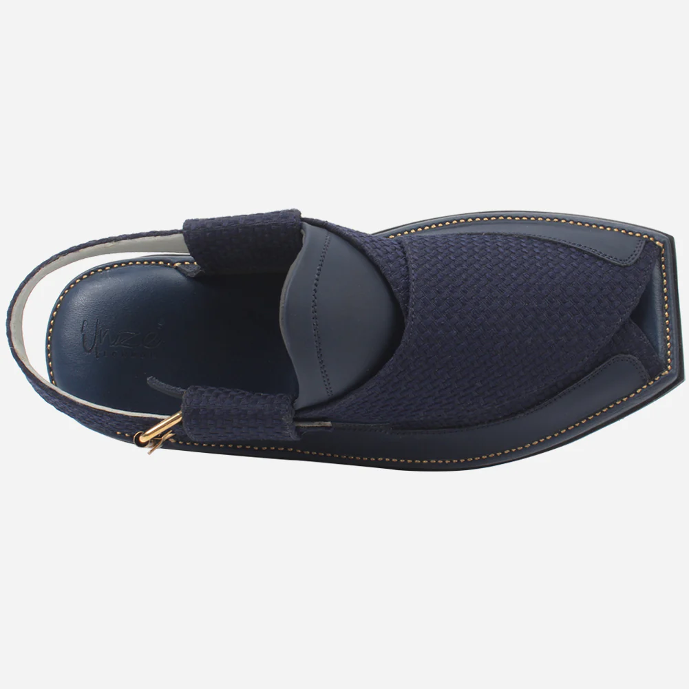 Mens "ASHY" Leather Peshawari Sandals - Image 4