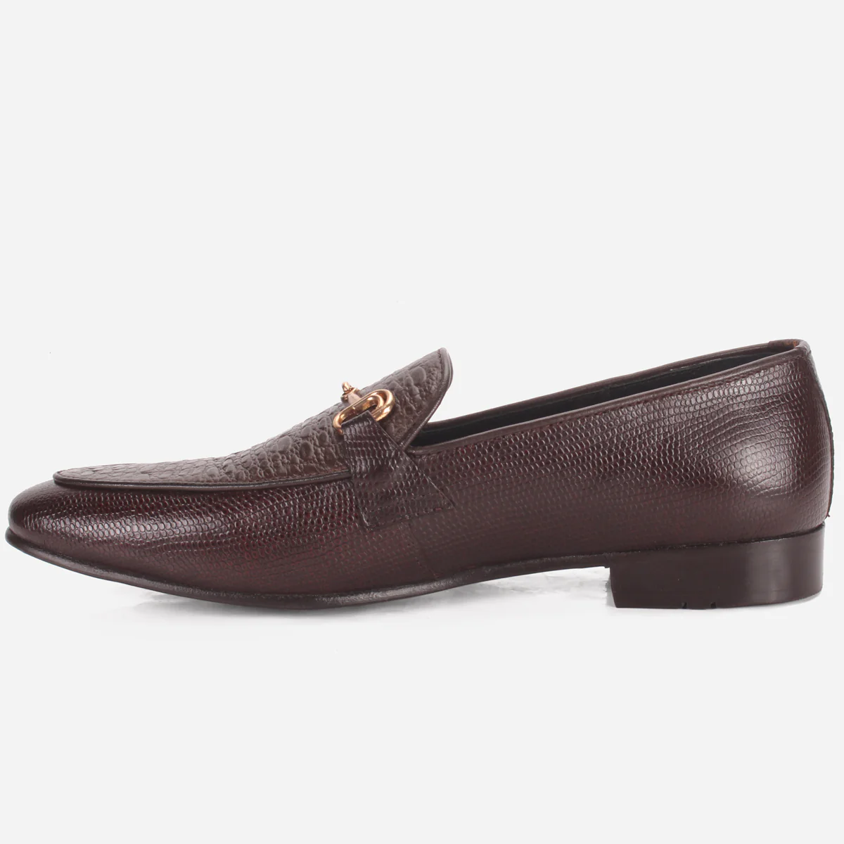 Mens "ASTON" Leather Slide-in Loafers Formal Shoes - Image 3