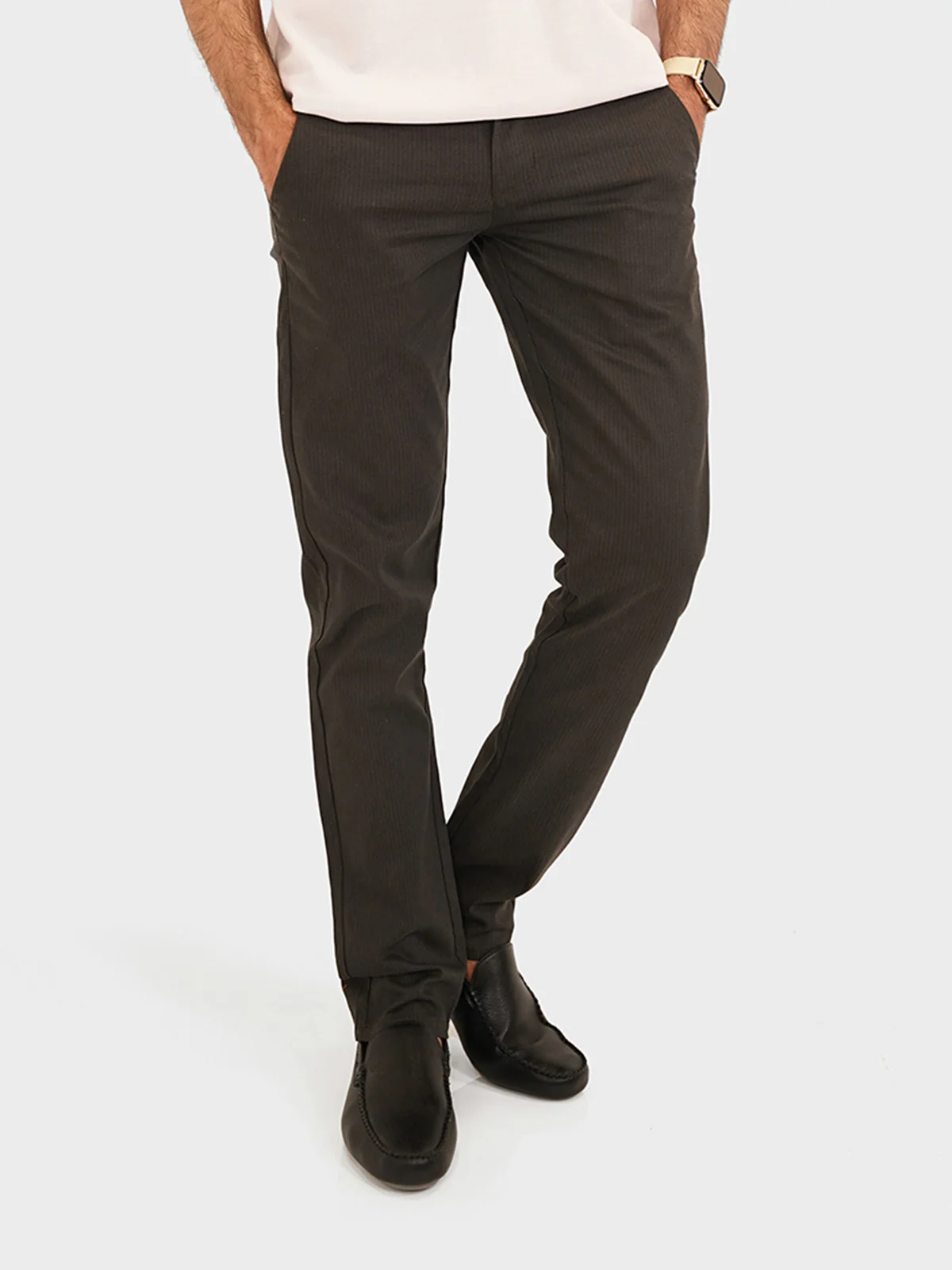 "AWAB" Casual Twill Slim Fit Chino - Image 2