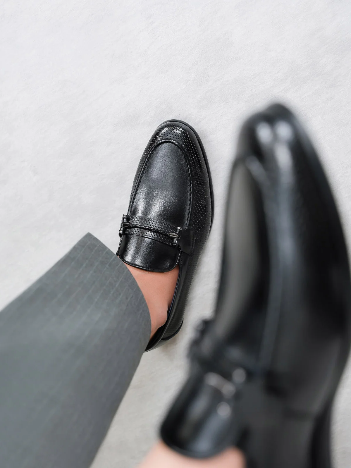 Mens "BRONYA" Comfy Dress Leather Formal Shoes - Image 9