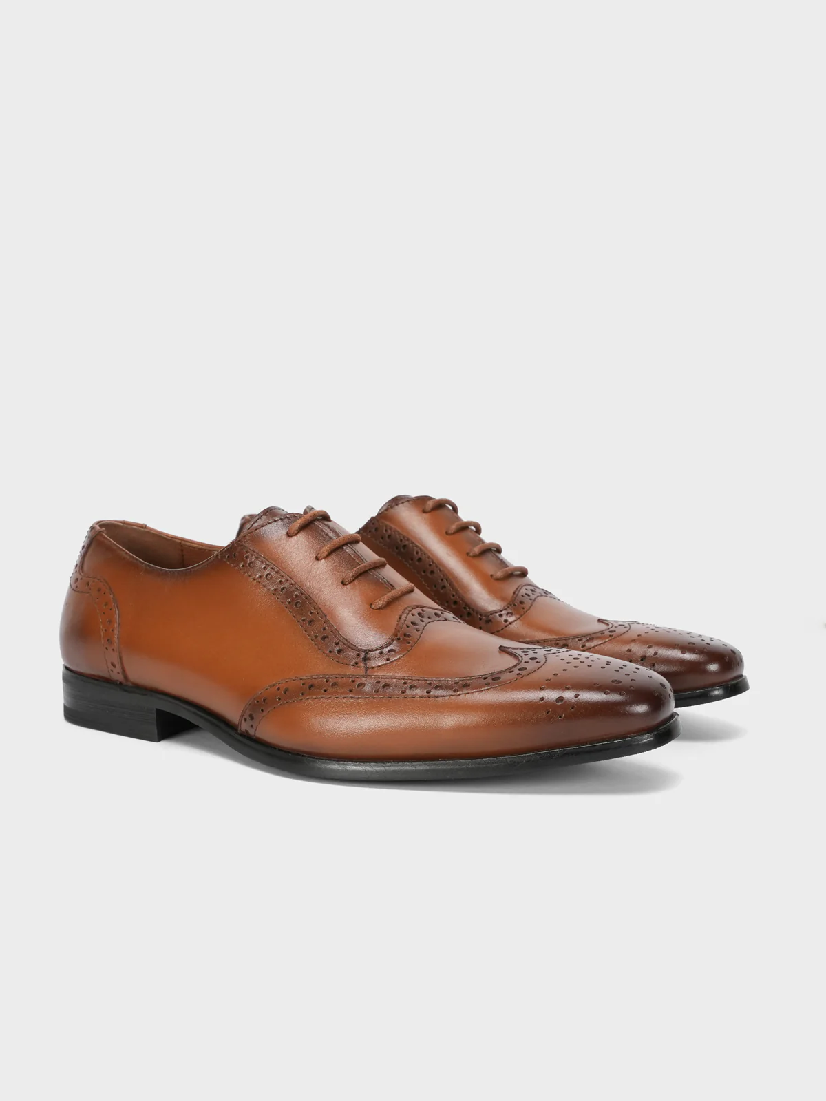 Men's "CASSIUS" Leather Oxfords Office Shoes - Image 2