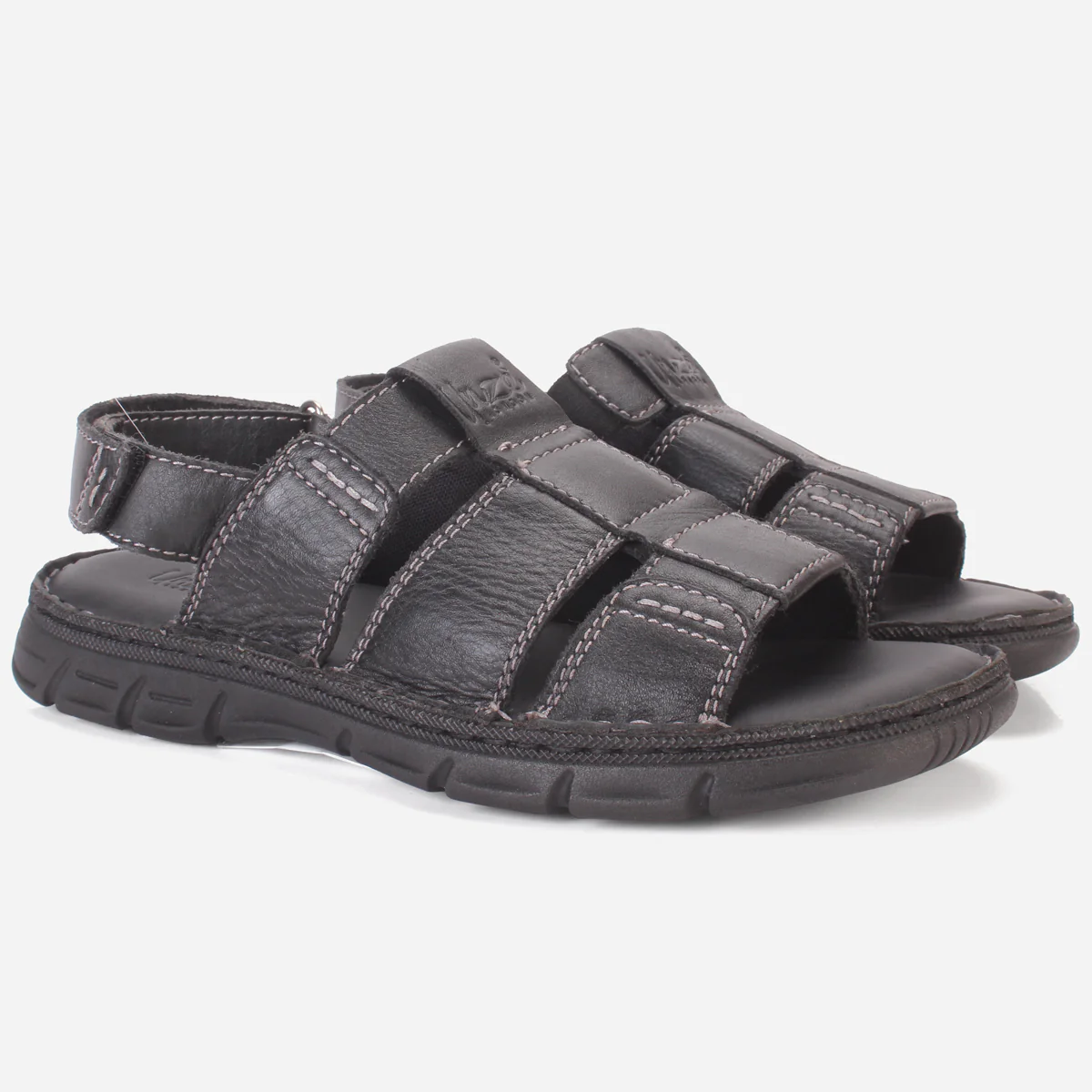 Mens "CLETO" Stylish Leather Summer Sandals - Image 2
