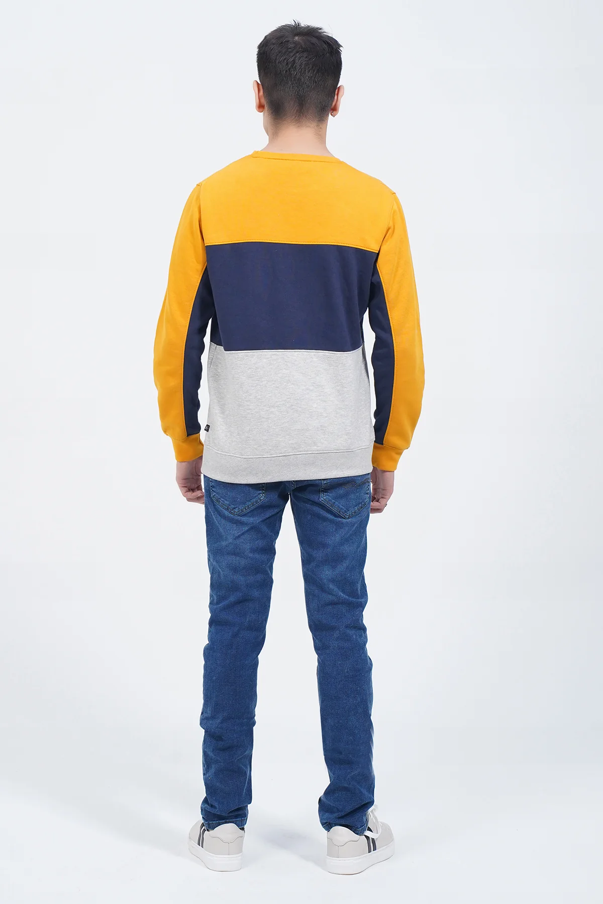 Mens "CORBY" Crew Neck Long Sleeves Sweatshirt - Image 3