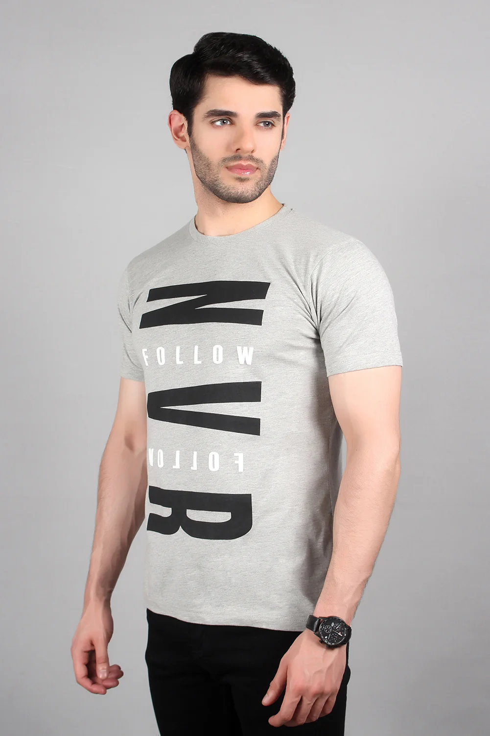 Men's "CRYOD" Casual Graphic Crew Neck Shirt - Image 3