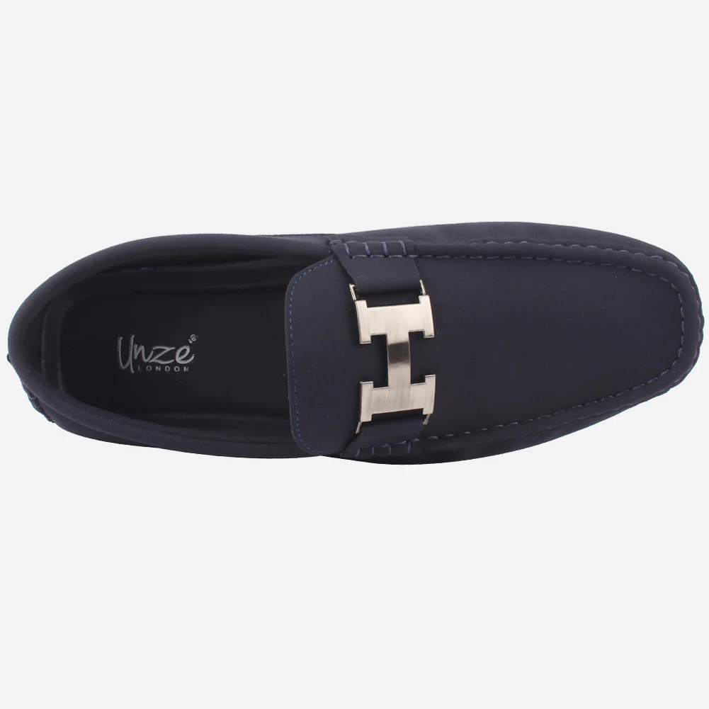 Mens "DOERIN" Suede Slip-on Casual Moccasins Shoes - Image 4