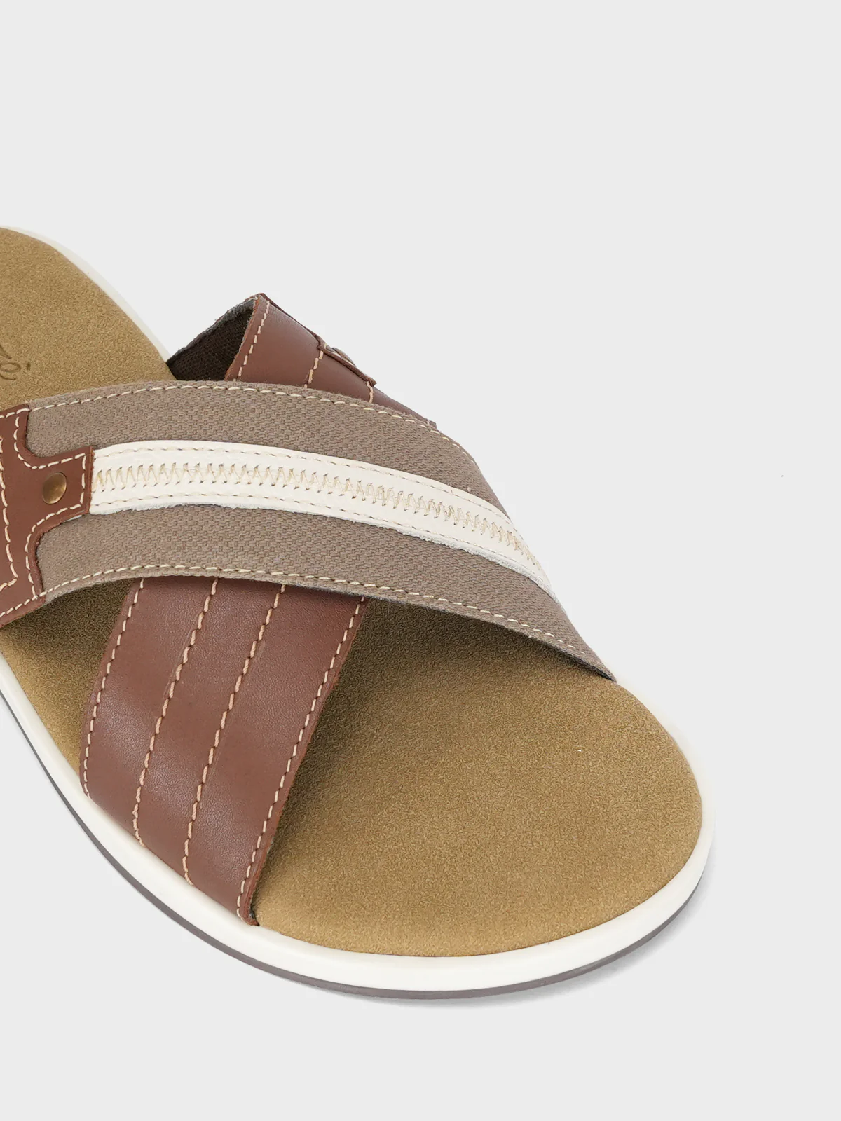 Mens "DUCASSE" Casual Open Toe Slippers - Image 4