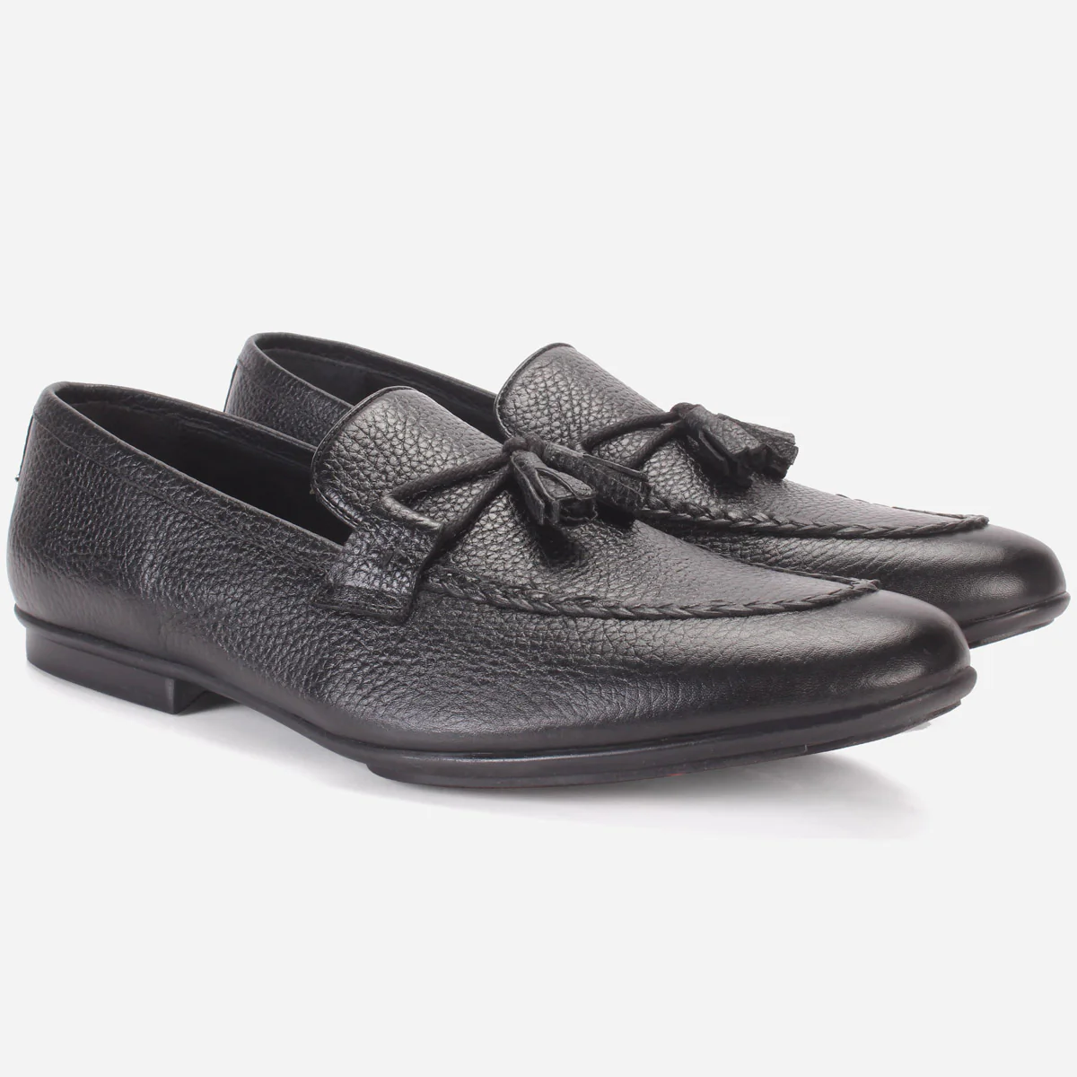 Mens "ENDSON" Leather Formal Slip-on Dress Shoes - Image 2