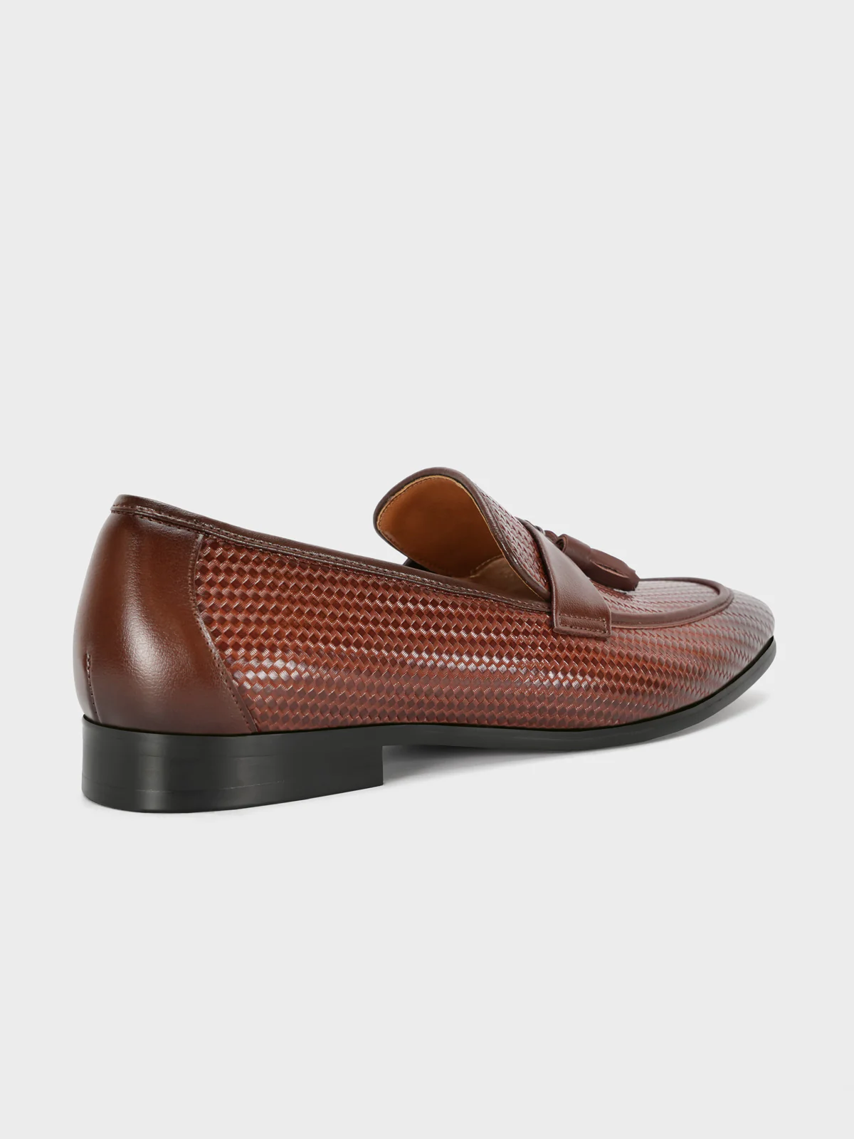 Mens "FILBERT" Textured Slip On Leather Formal Shoes - Image 3
