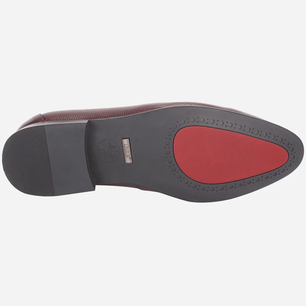 Mens "FYRRE" Leather Dress Formal Slide In Shoes - Image 5