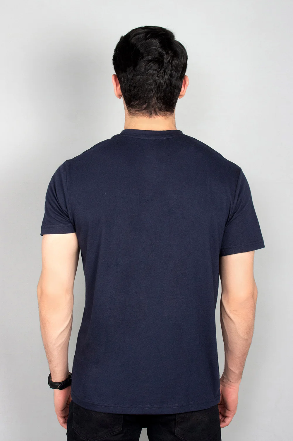 "GUAZ" Crew Neck Slim Fit T-Shirt - Image 5