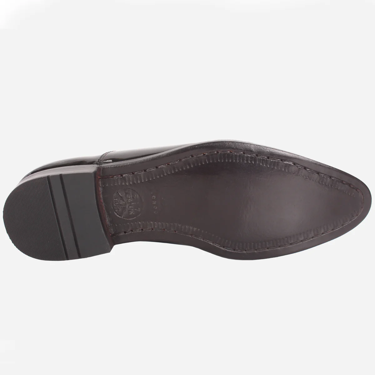 Mens "HAYIS" Leather Lace Up Leather Dress Shoes - Image 5