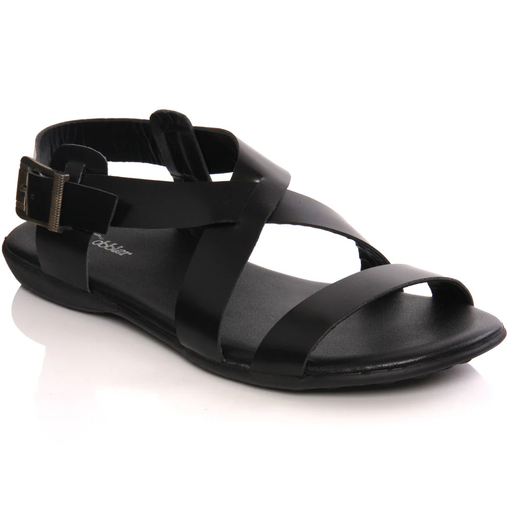 Mens āIkeiā Handmade Spanish Leather Flat Summer Sandals