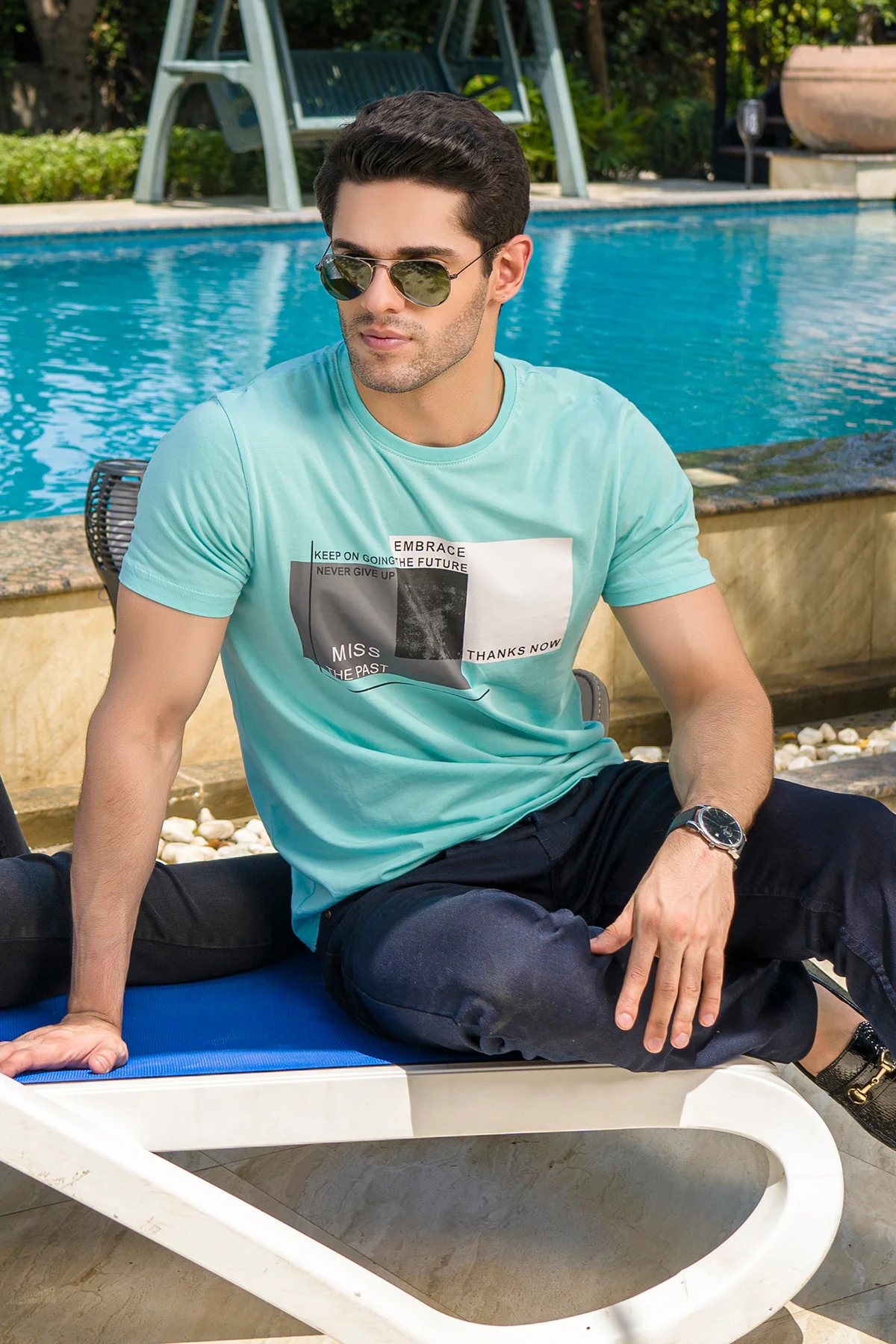 Mens "JAIDEV"Graphic-Casual T-Shirt - Image 3