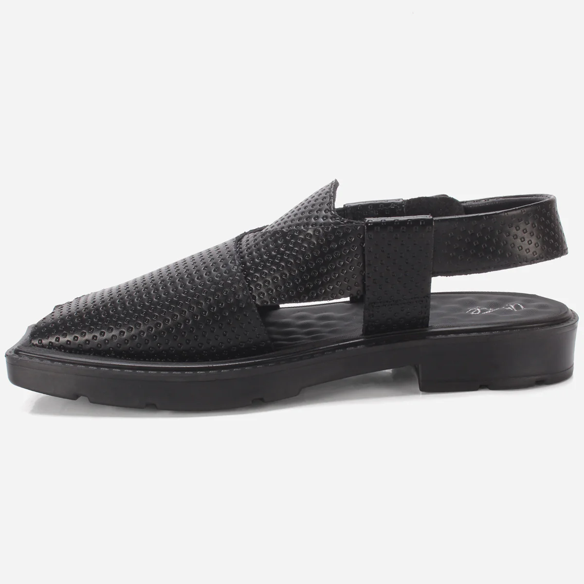 Mens "KENYON" Leather Peshawari Sandals - Image 3