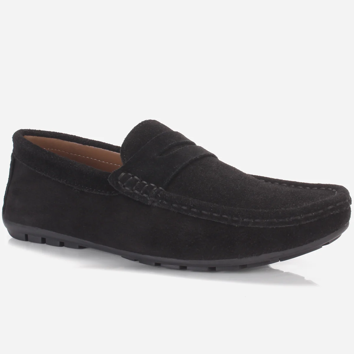 Mens "KIMS" Leather Slip-ons Moccasins
