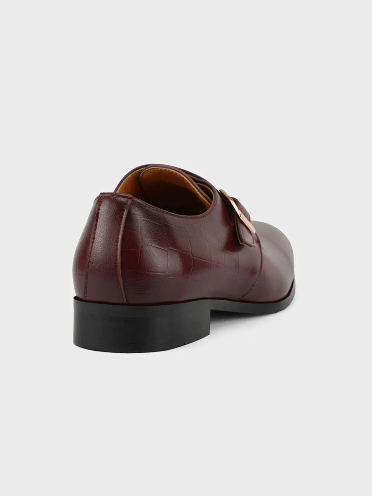 Mens "LAZARE" Monk Strap Leather Formal Shoes - Image 3