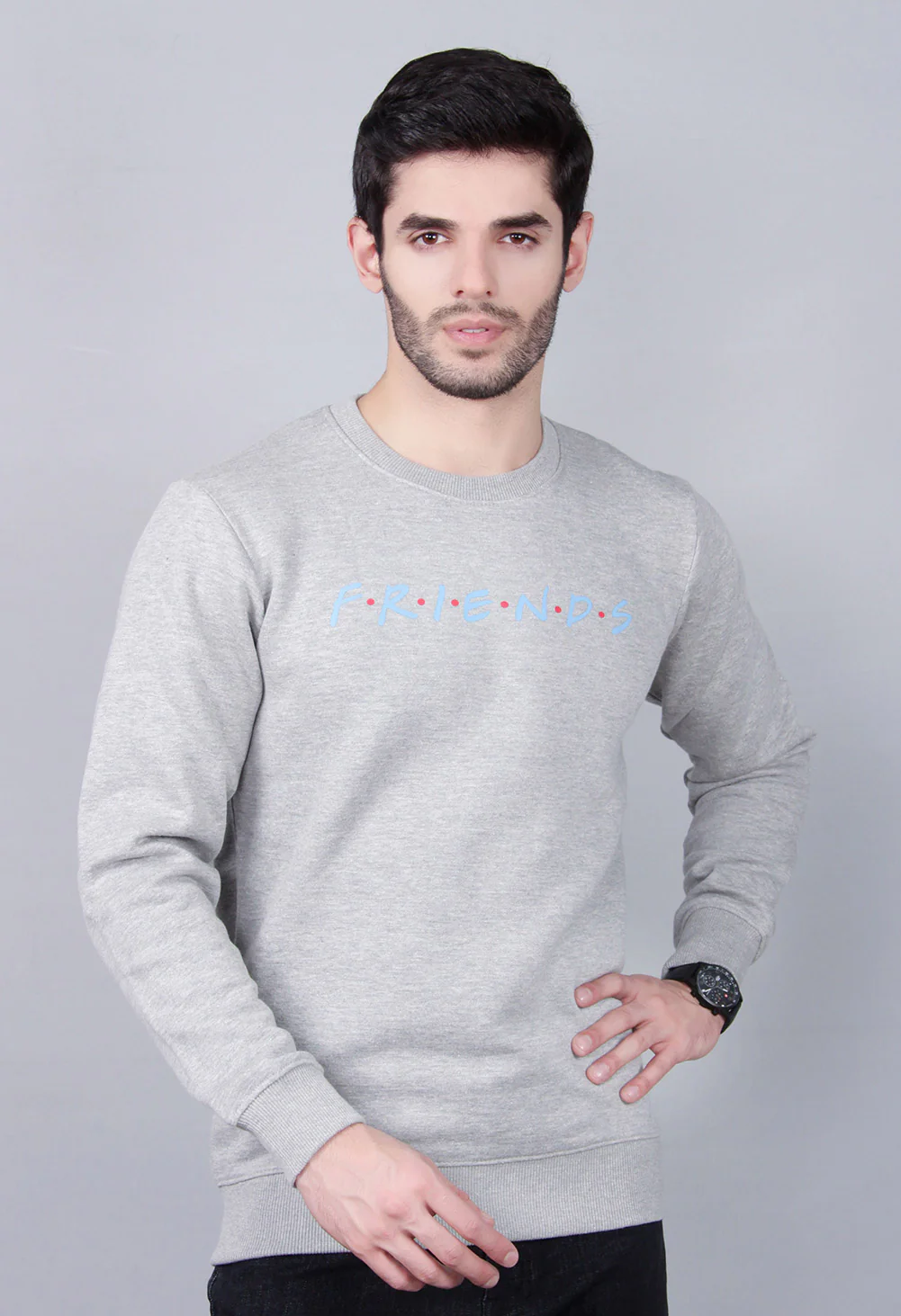 Men's "LEVI" Feature Friends Logo Pullover Sweatshirt