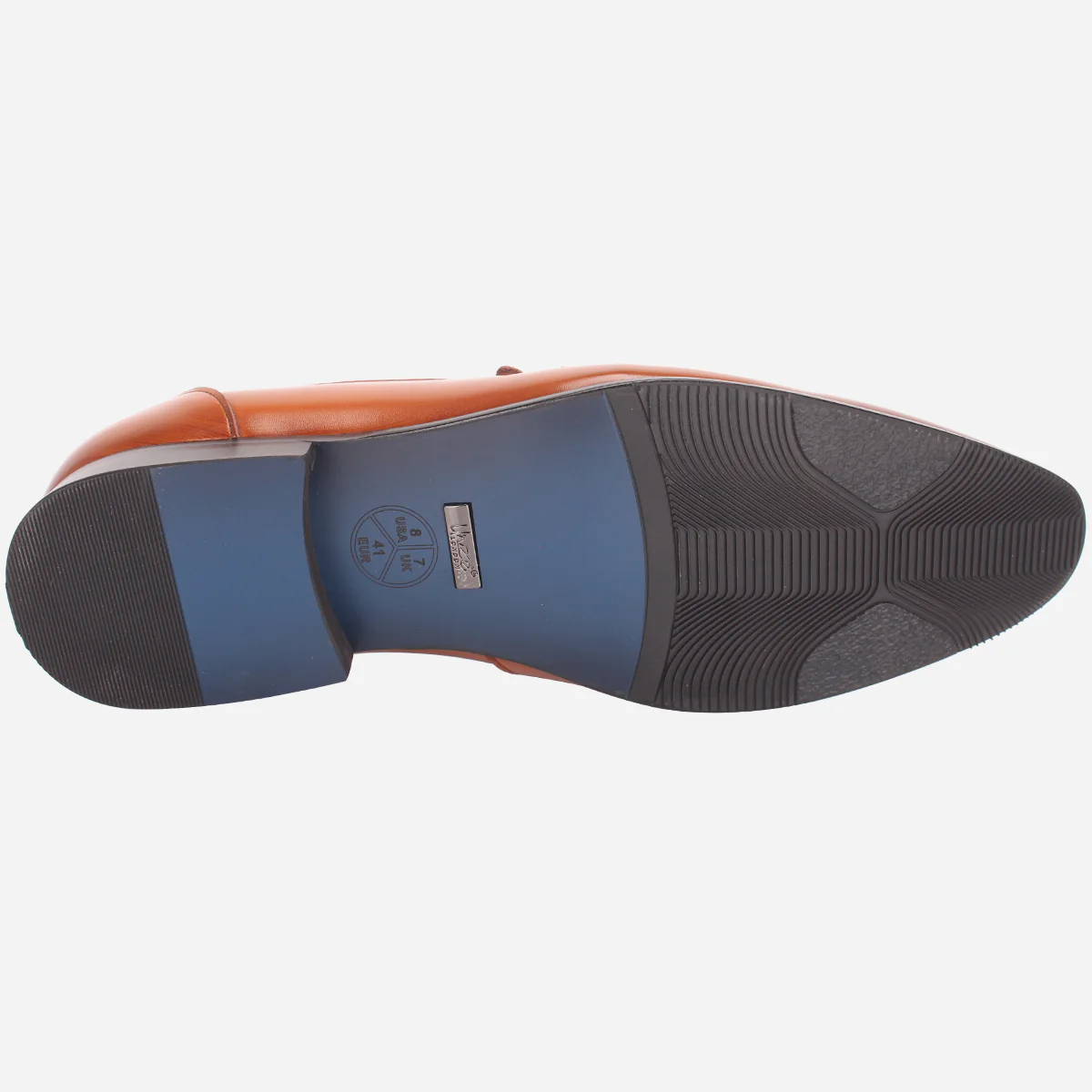 Mens "MAZIMA" Leather Office Formal Slide In Shoes - Image 5