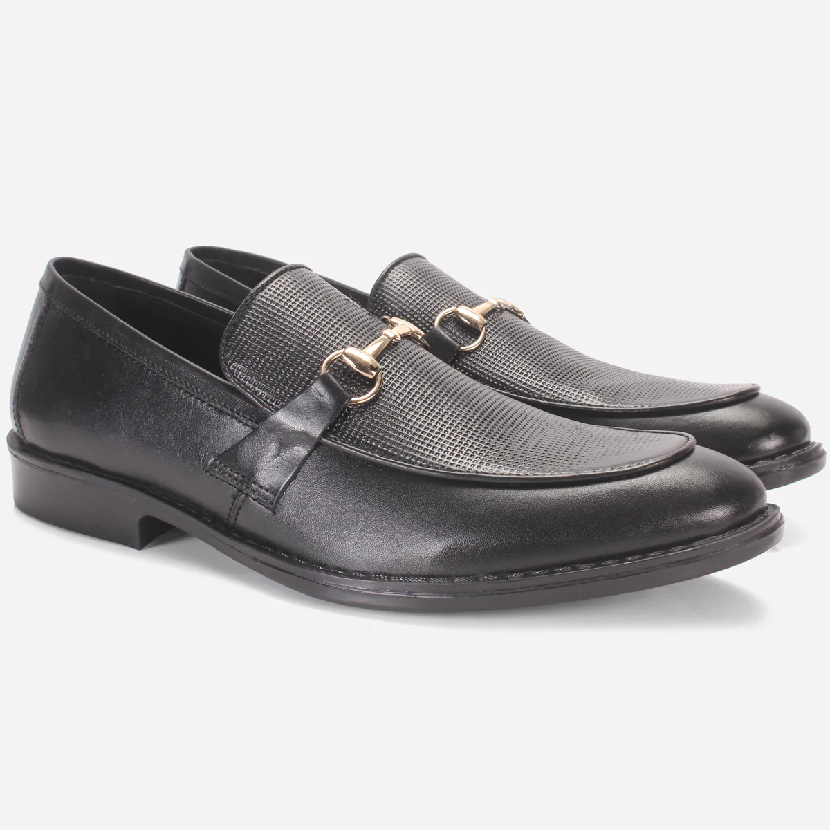 Mens "MEESAM" Leather Formal Slip-on Shoes - Image 2