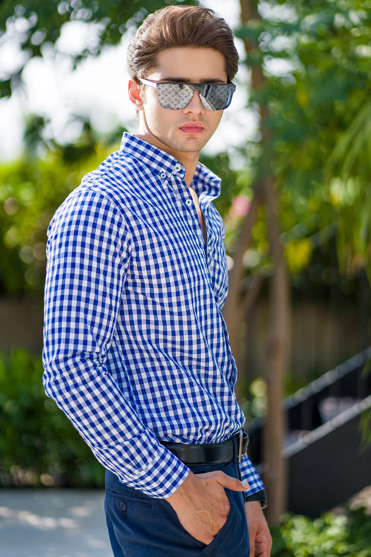 "NUBIA" Checkered Summer Casual Shirt - Image 4