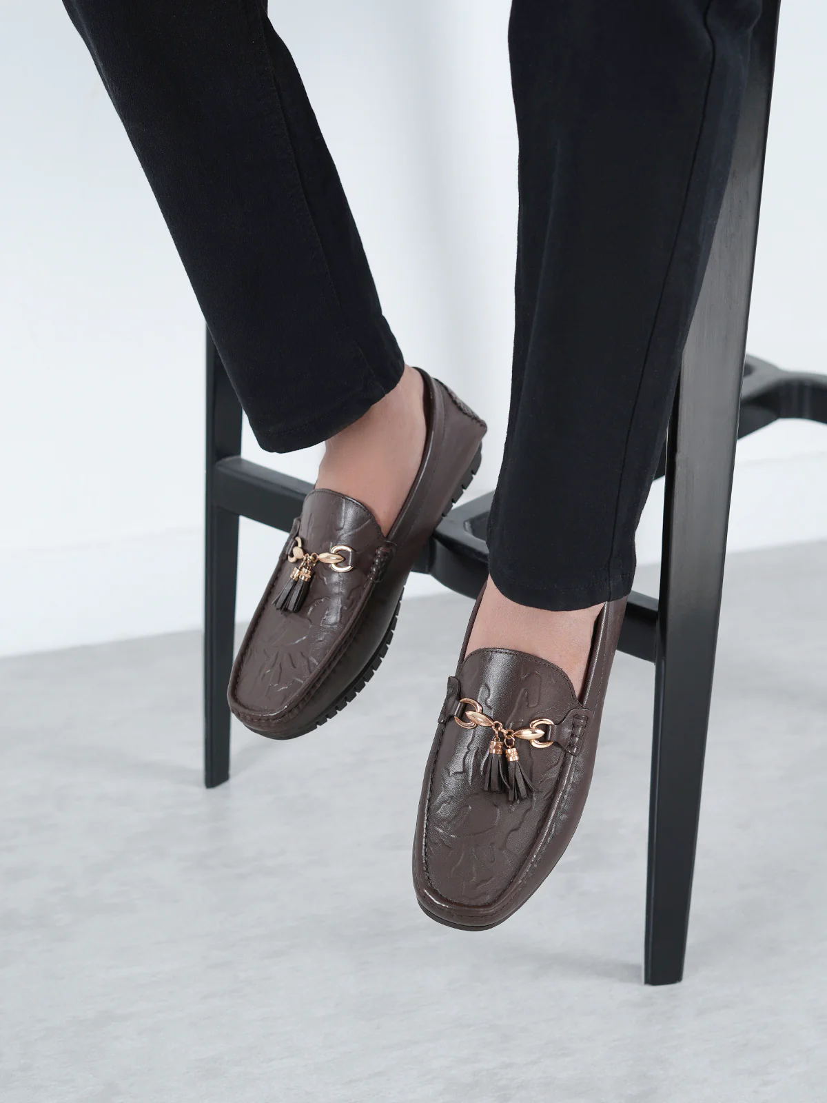 Mens "OBERON" Comfy Slip on Moccasins