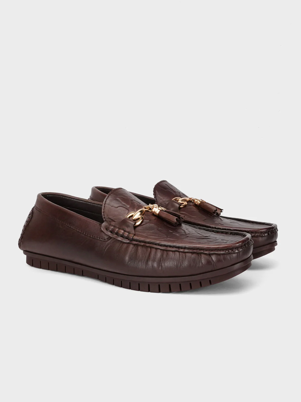 Mens "OBERON" Comfy Slip on Moccasins - Image 4