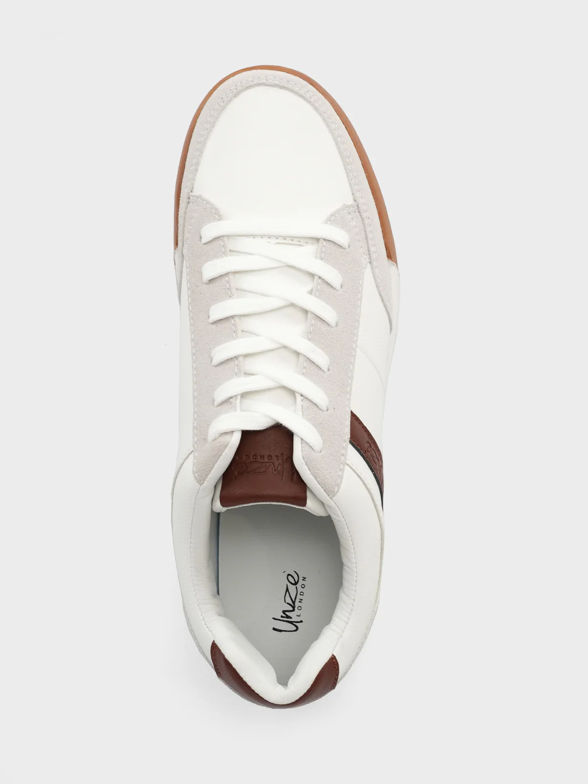 Mens "RAKAN" Comfy Lace Up Trainers - Image 5