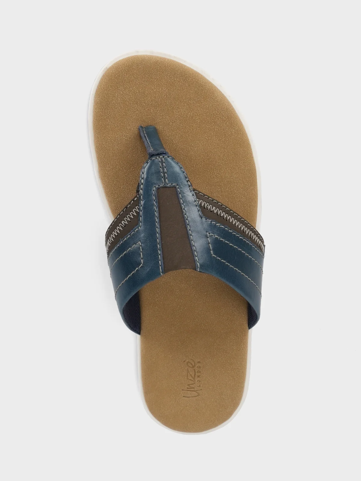 Mens "RAMSEY" Open Toe Comfy Slippers - Image 5