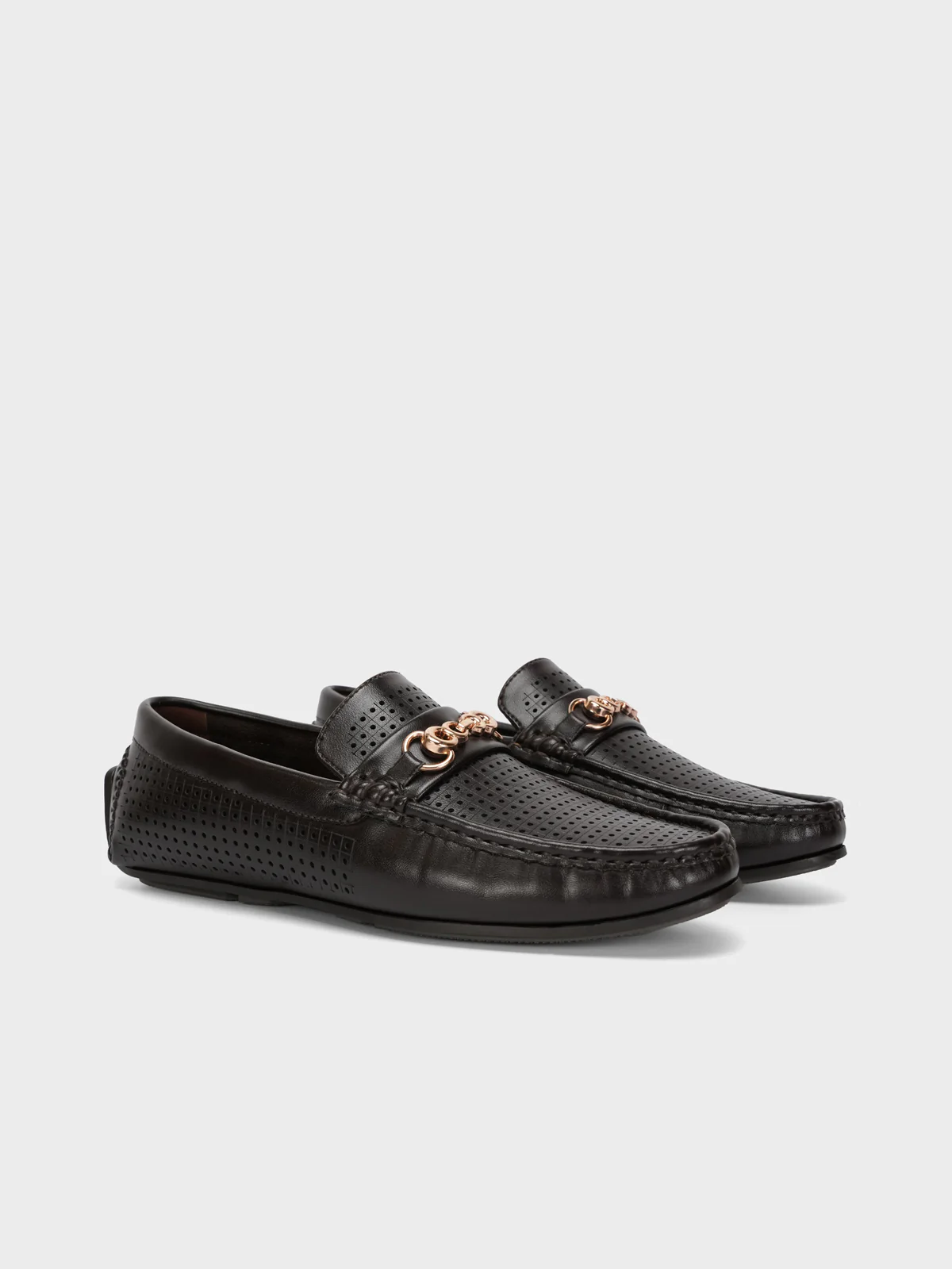 Mens "ROHAN" Leather Casual Shoes - Image 2