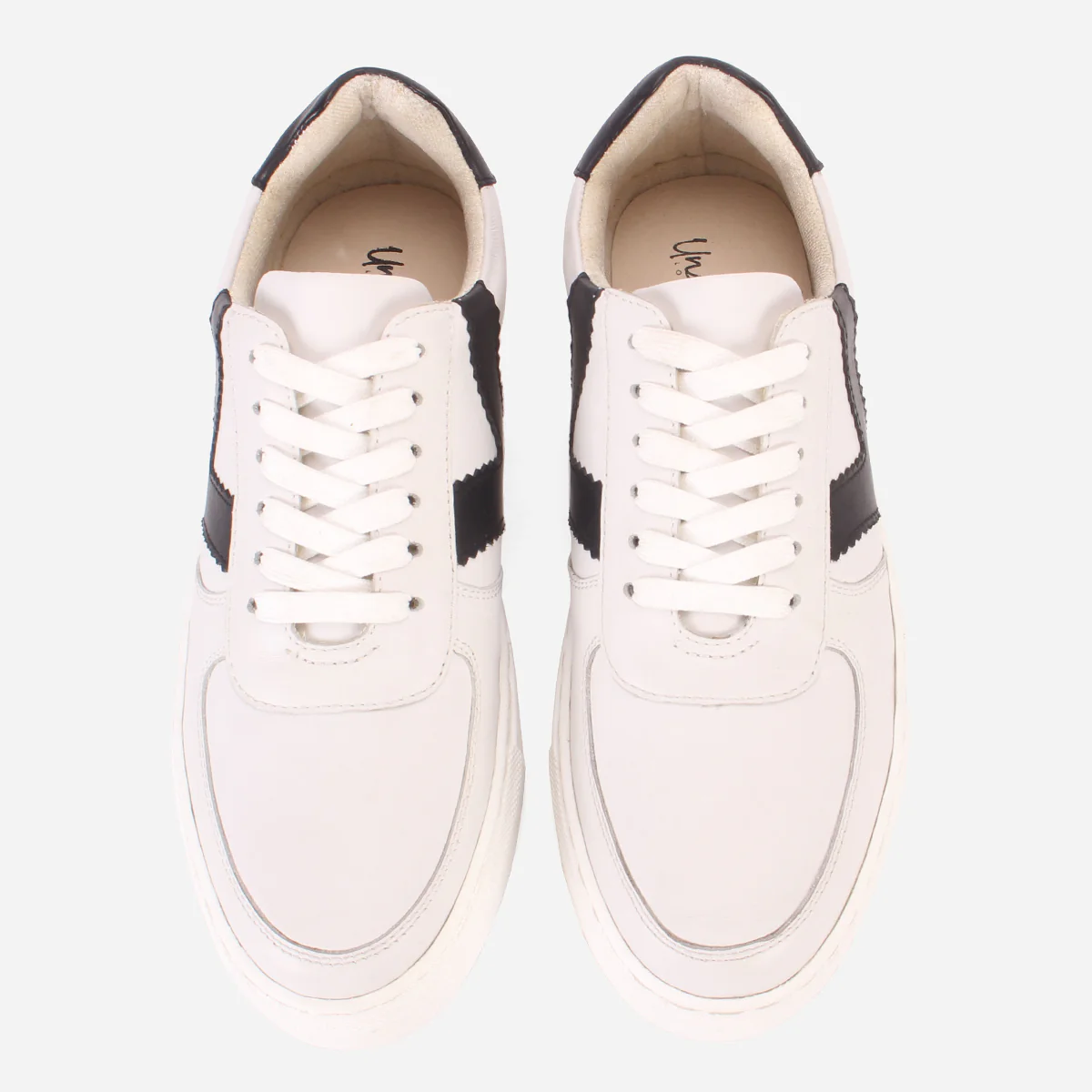 Mens "TRIBIA"Lace Up Leather Trainers - Image 4