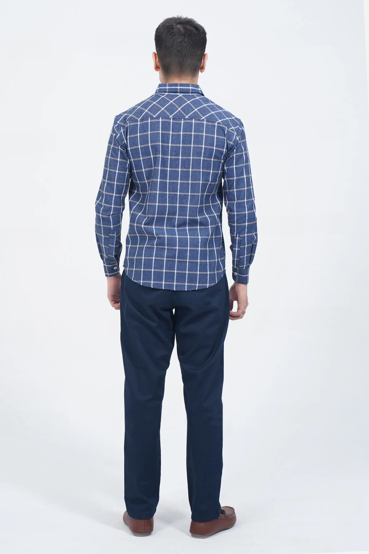 Men's "WESTON" Casual Striped Button Up Shirt - Image 3
