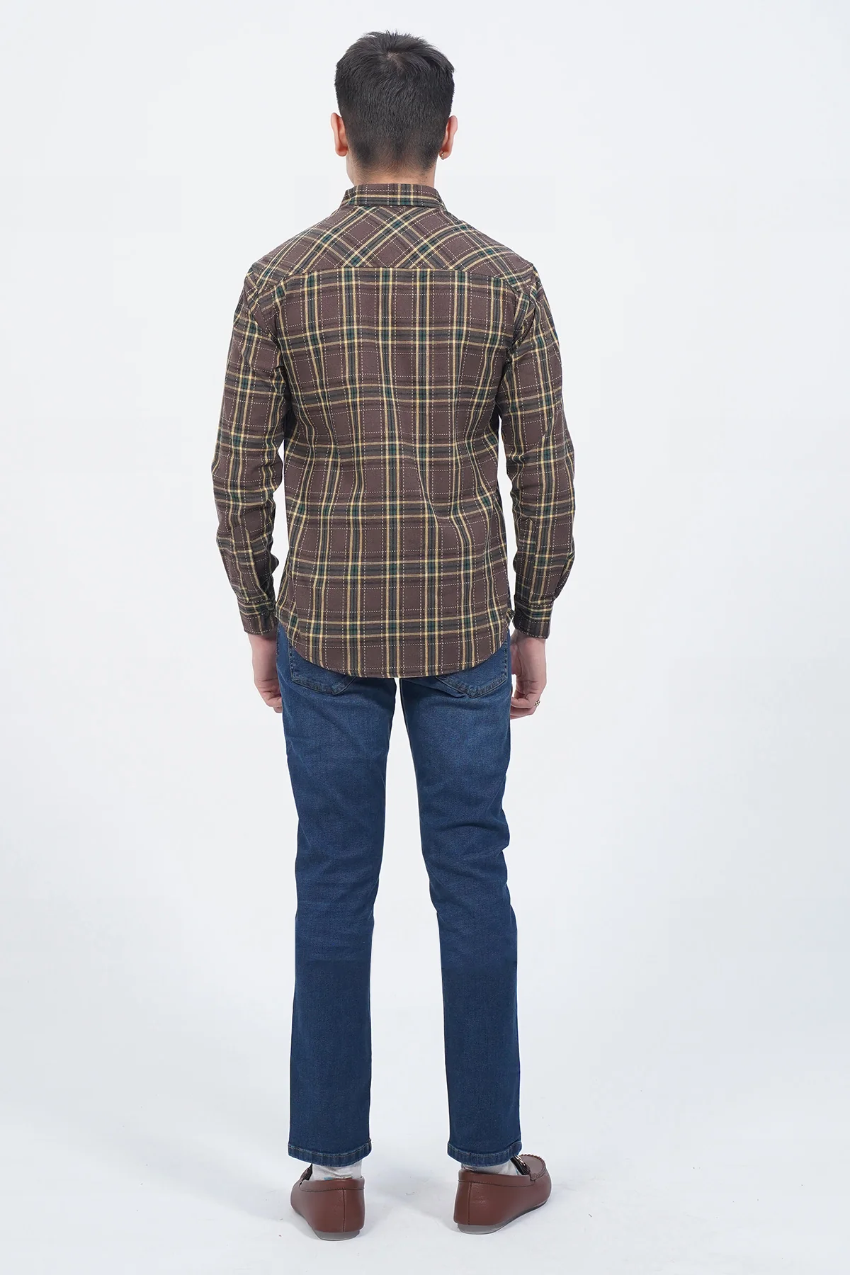 "WESTON" Casual Striped Button Up Shirt - Image 3