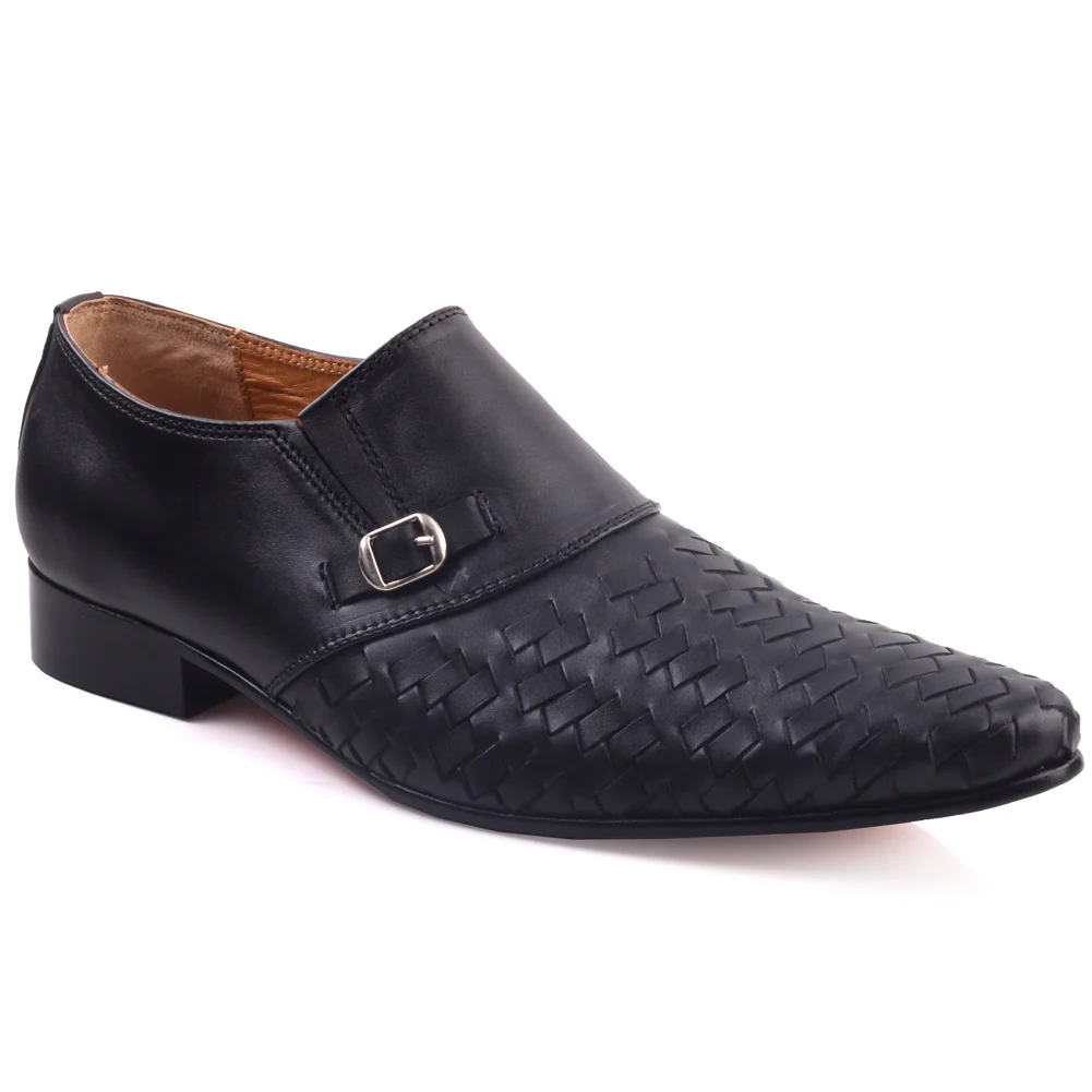 Mens ‘Yankis’ Formal Leather Textured Shoes