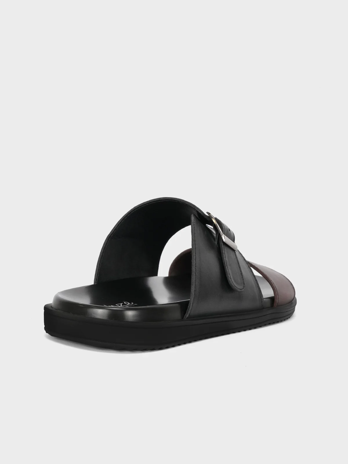 Mens "YANNICK" Casual Leather Slippers - Image 3