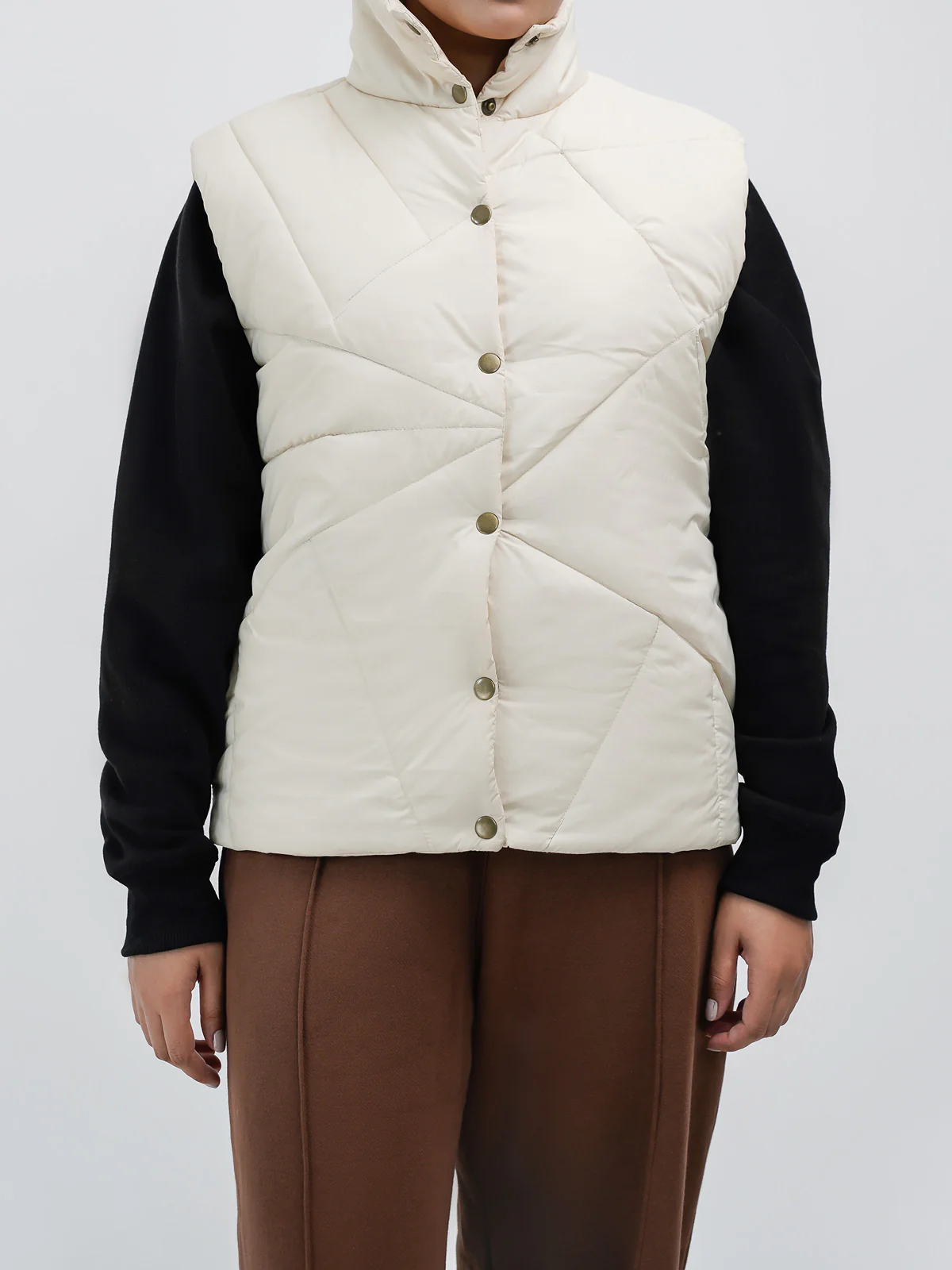 "MEURIG" Stylish Polyester Puffer Jacket - Image 2