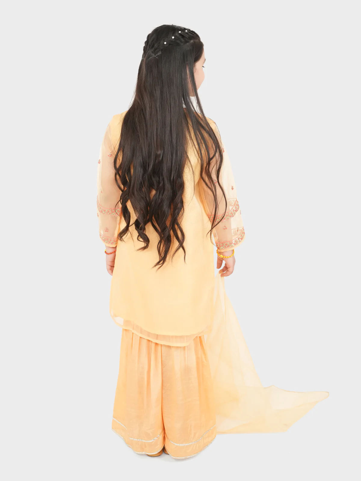 "MITRA" Organza Three Piece Suit - Image 4