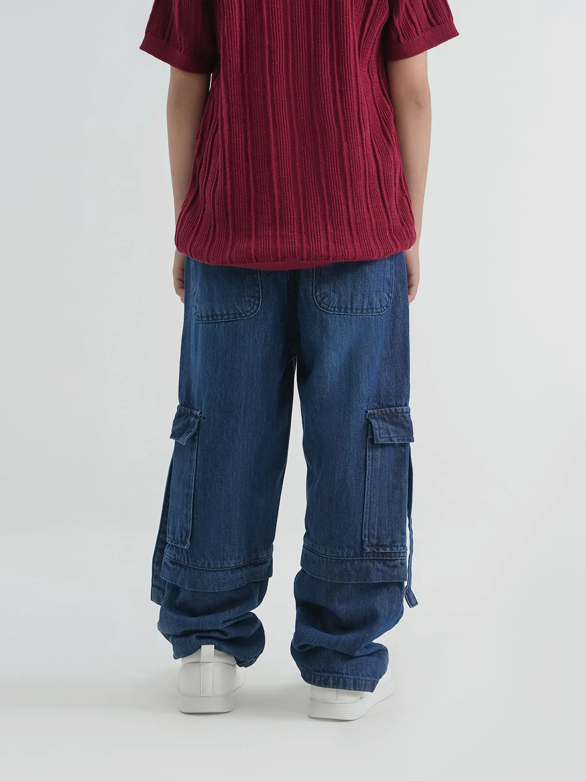 "MONTE" Cargo Fit Denim Pant - Image 4