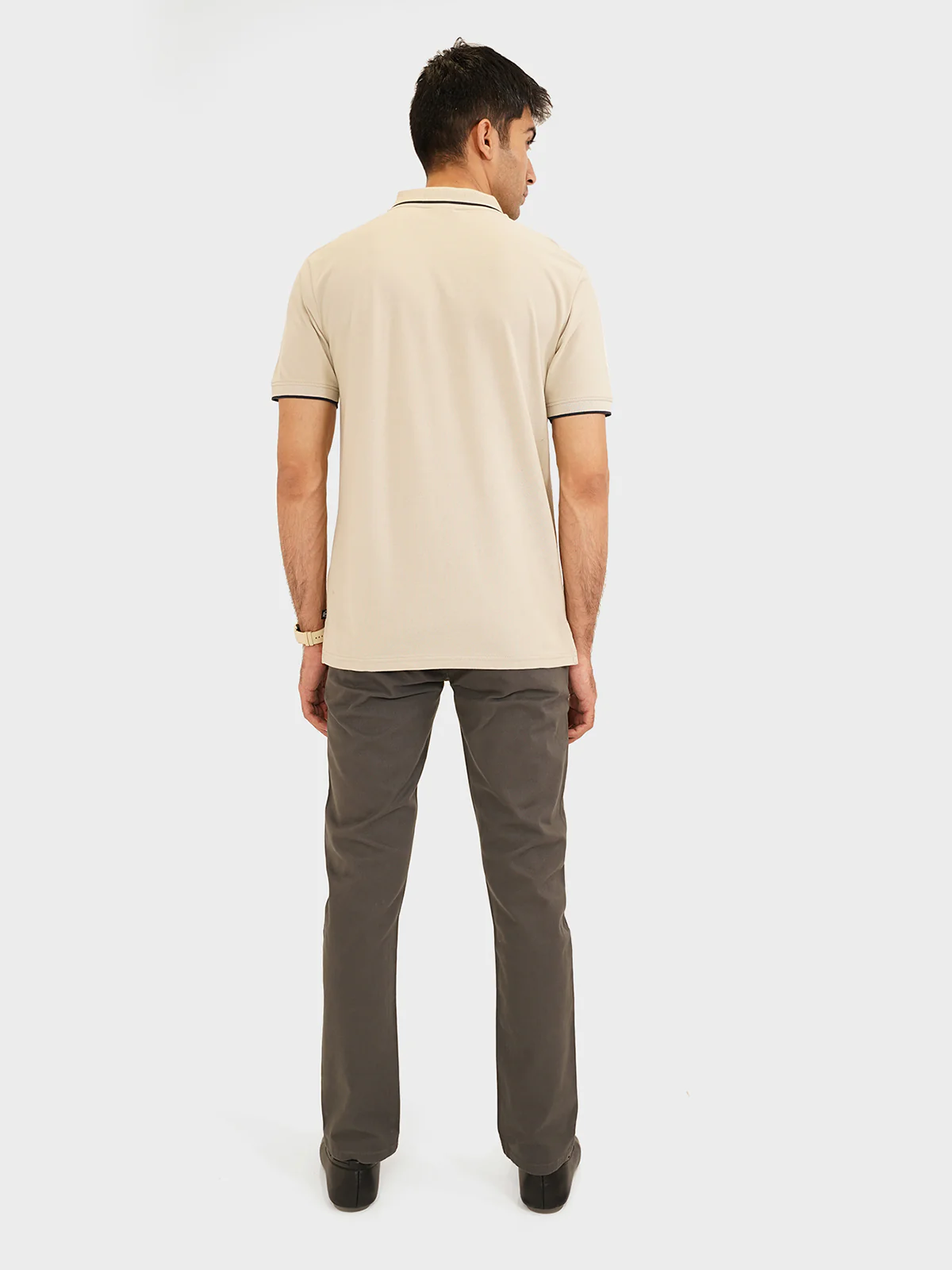 "MOUNIR" Trendy Regular Fit Polo Shirt - Image 4